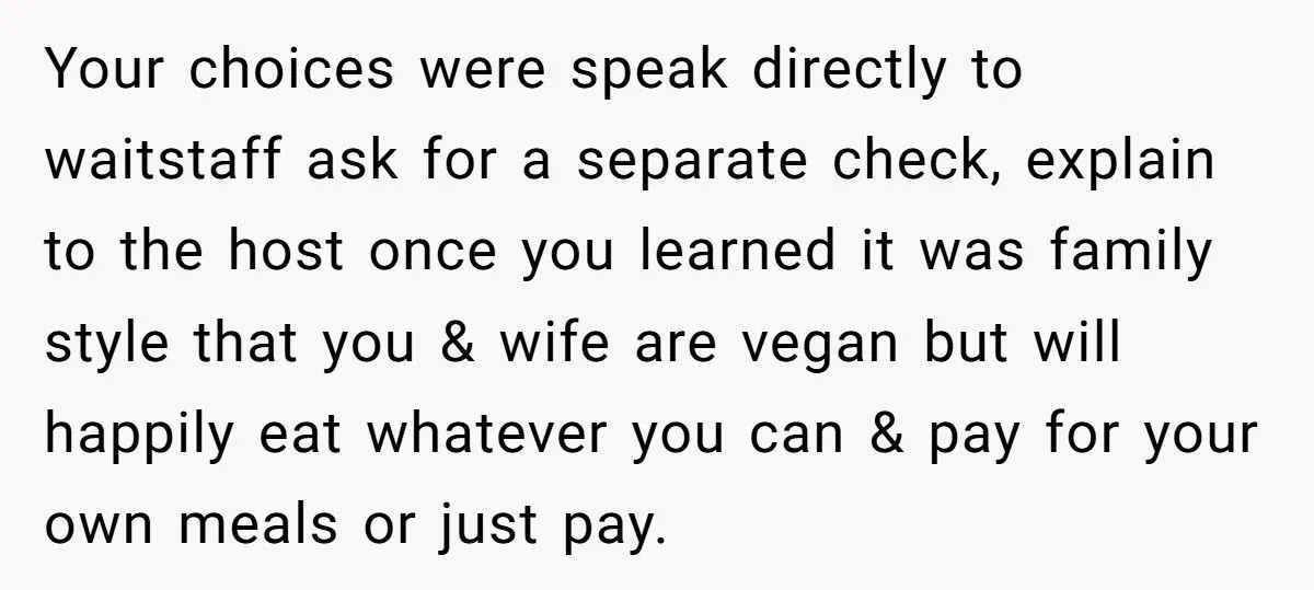 Vegan Couple Refuses To Pay $120 For “Family Style” Dinner After Only Eating Bread Generated by Aubtu.biz