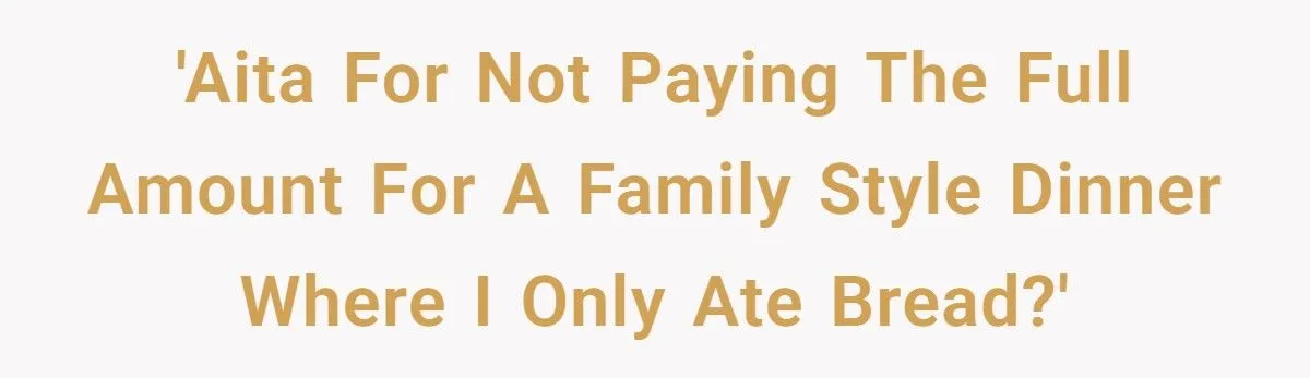 Vegan Couple Refuses To Pay $120 For “Family Style” Dinner After Only Eating Bread Generated by Aubtu.biz