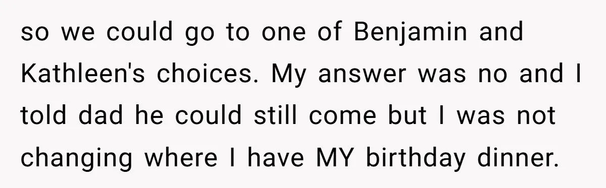 Man Refuses To Spend His Birthday At Fast Food Joint Just To Please Stepbrother’s “Picky” Diet Generated by Aubtu.biz