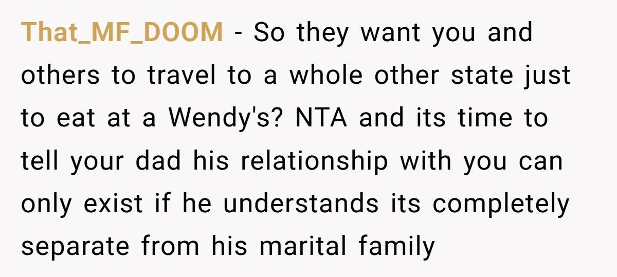 Man Refuses To Spend His Birthday At Fast Food Joint Just To Please Stepbrother’s “Picky” Diet Generated by Aubtu.biz