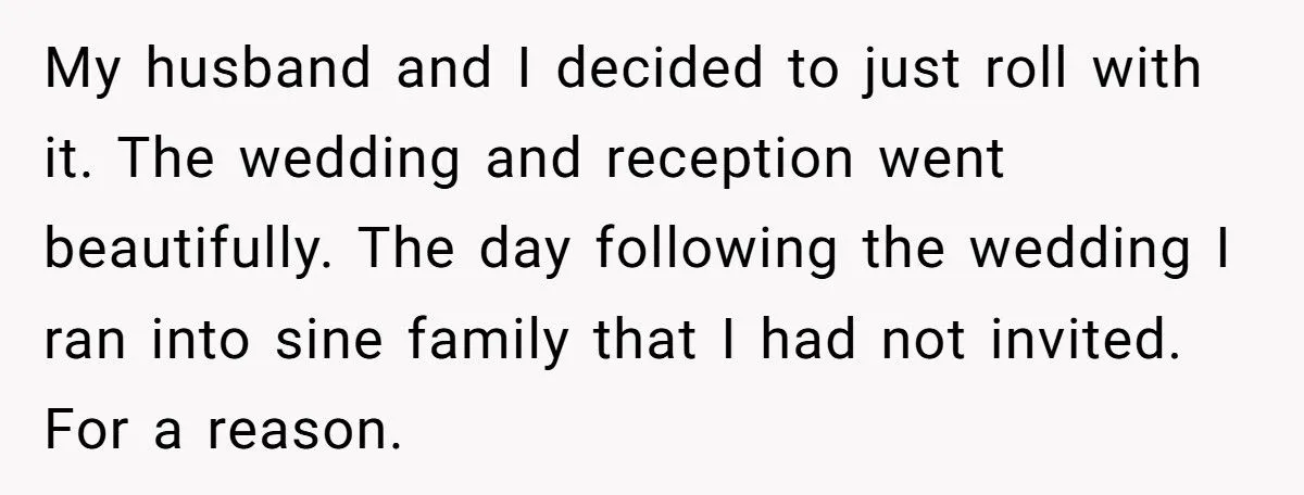 Mother Turns Wedding Into Family Reunion Behind Bride’s Back, Gets Blindsided When Newlyweds Disappear Generated by Aubtu.biz