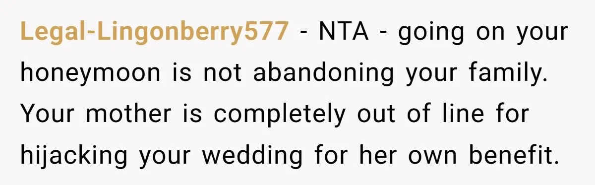 Mother Turns Wedding Into Family Reunion Behind Bride’s Back, Gets Blindsided When Newlyweds Disappear Generated by Aubtu.biz