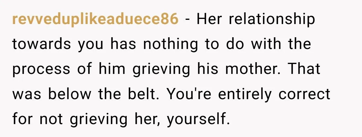 Wife Snaps At Drunk Husband, Says She’s Glad His Toxic Mom Died Before Meeting Their Baby Generated by Aubtu.biz