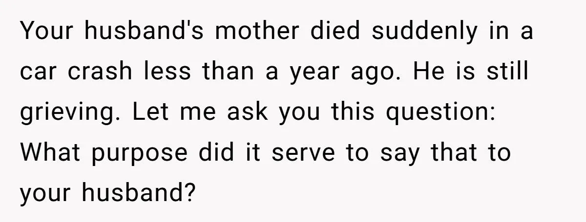 Wife Snaps At Drunk Husband, Says She’s Glad His Toxic Mom Died Before Meeting Their Baby Generated by Aubtu.biz