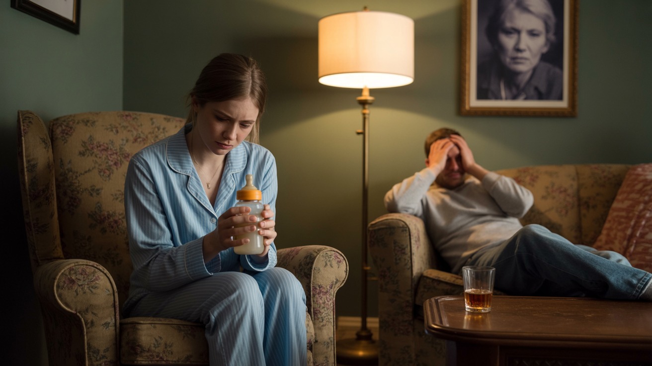 Wife Snaps At Drunk Husband, Says She’s Glad His Toxic Mom Died Before Meeting Their Baby Wife Snaps At Drunk Husband, Says She’s Glad His Toxic Mom Died Before Meeting Their Baby