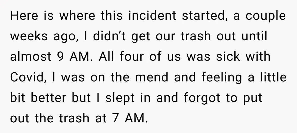 Petty Neighbor Said She Couldn’t Put Out Trash Late, So She Put His Entire Pickup On “Vacation” Generated by Aubtu.biz