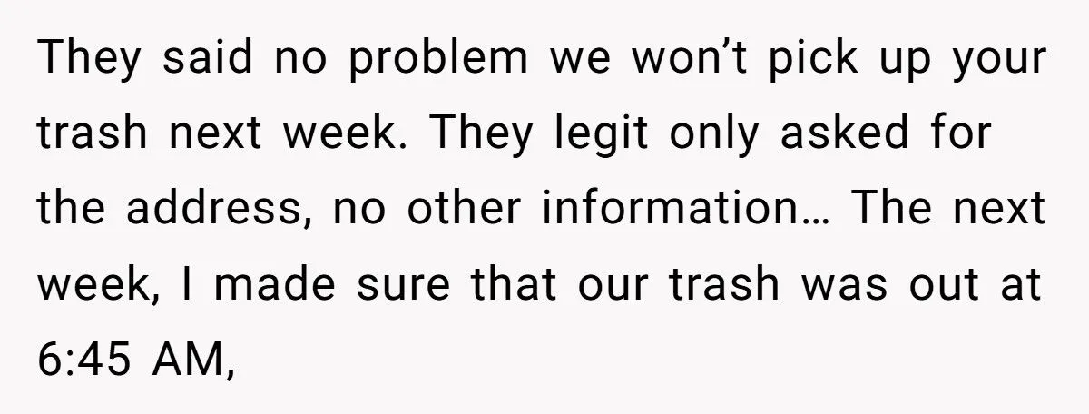 Petty Neighbor Said She Couldn’t Put Out Trash Late, So She Put His Entire Pickup On “Vacation” Generated by Aubtu.biz