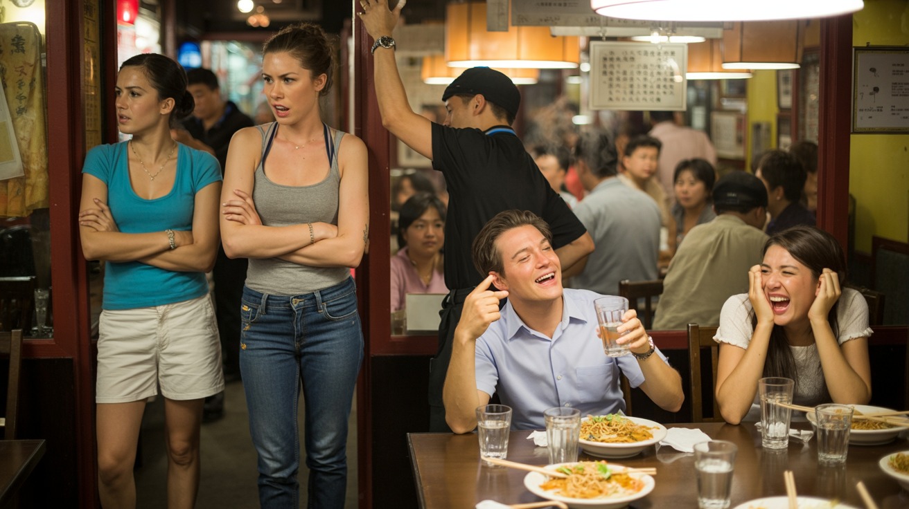 He Tried To Be Nice At A Restaurant, Two Girls Rolled Their Eyes—So He Makes Them Wait Even Longer