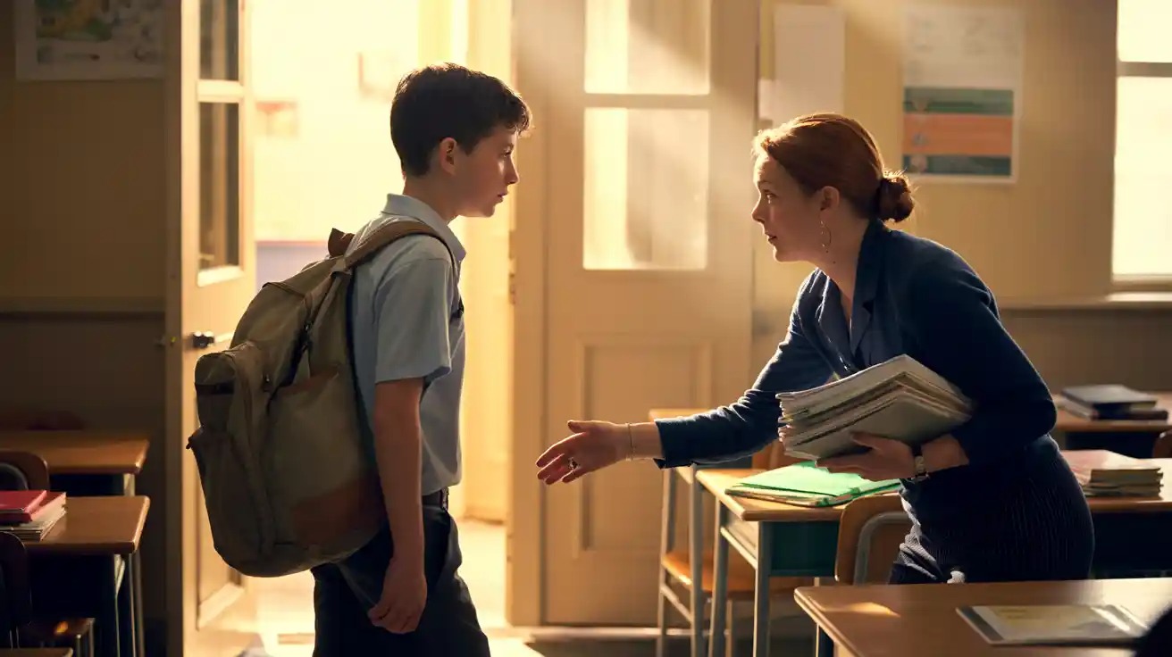 A Teen Walks Out of Class and Reports His Teacher After She Publicly Questioned Him About His Home Life