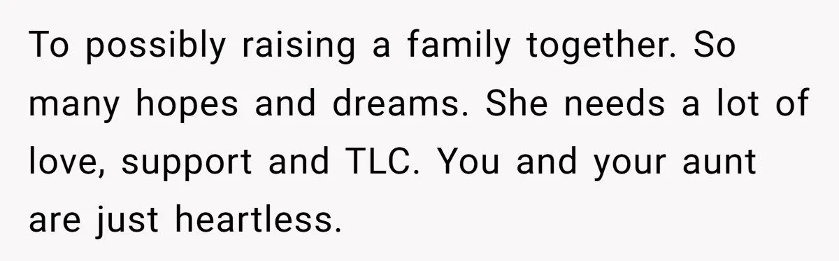She Just Lost the Love of Her Life - Her Cousin Had the Nerve to Say It’s Not a Competition