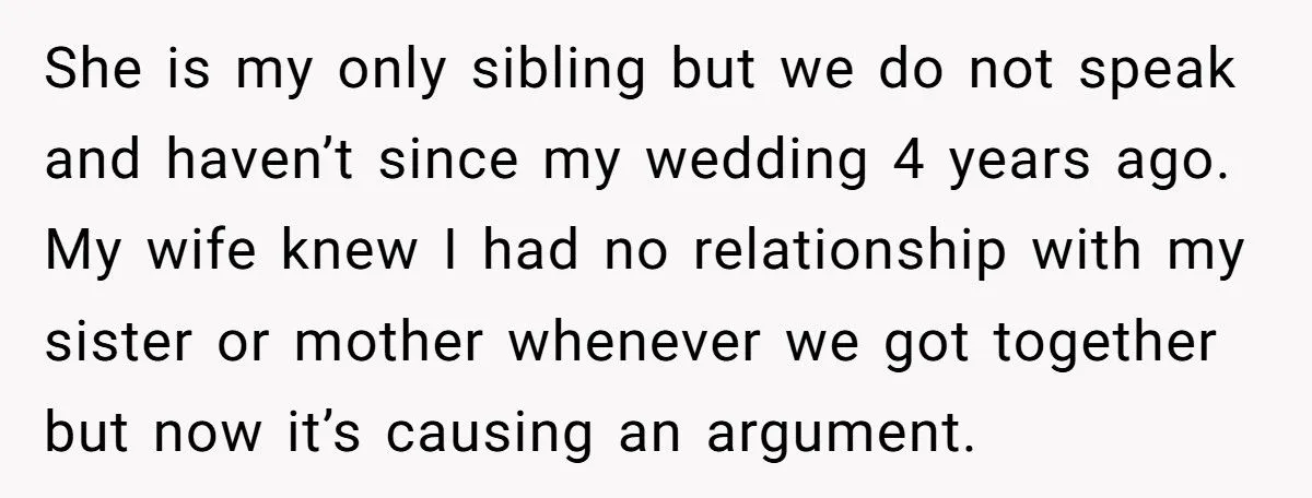 A Man Banned His Sister from Meeting His Toddler and Threatened Divorce Over Hidden Baby Photos