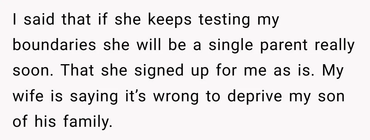 A Man Banned His Sister from Meeting His Toddler and Threatened Divorce Over Hidden Baby Photos