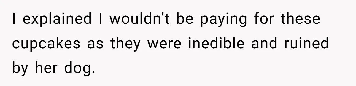 Gender Reveal Cupcakes Ruined By Dog Lead To Payment Dispute