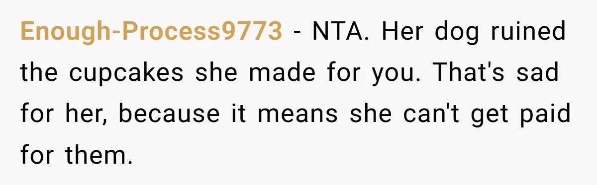 Gender Reveal Cupcakes Ruined By Dog Lead To Payment Dispute