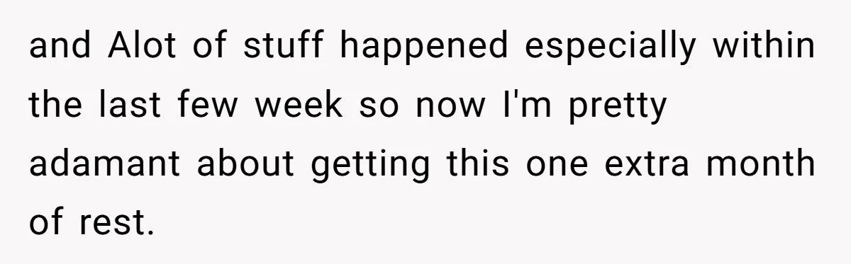 She Wanted a Month of Post-Baby Confinement - Her Husband Thought It Was “Unnecessary”