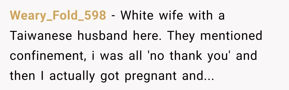 She Wanted a Month of Post-Baby Confinement - Her Husband Thought It Was “Unnecessary”