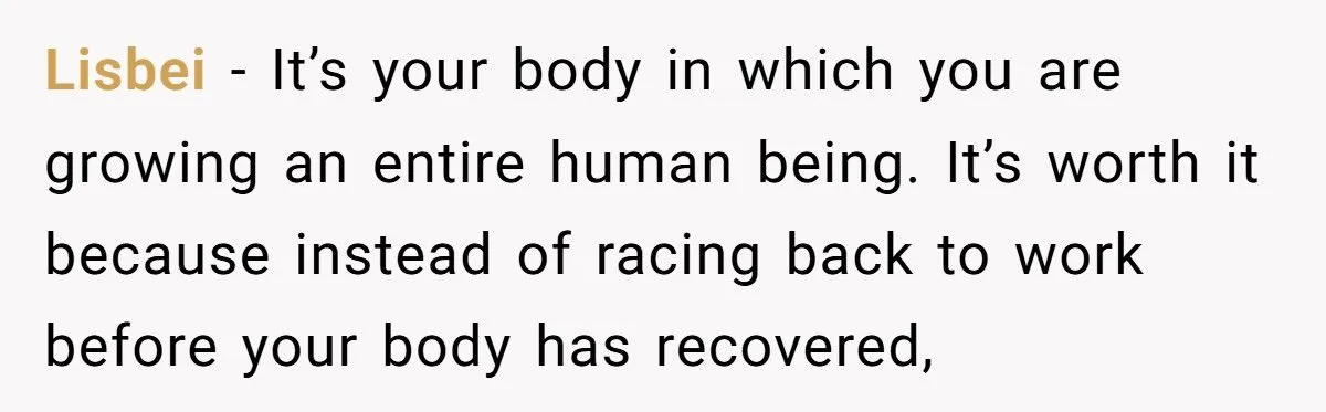 She Wanted a Month of Post-Baby Confinement - Her Husband Thought It Was “Unnecessary”