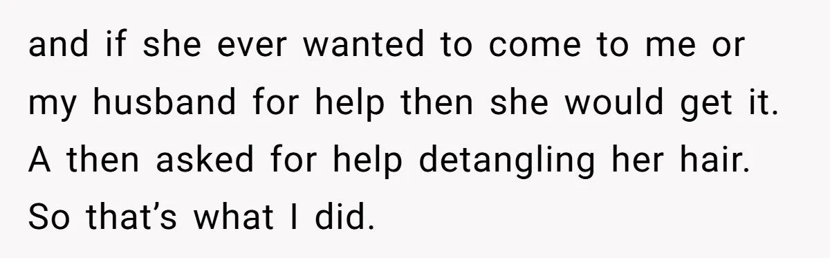 This Woman Spent Hours Detangling Her Daughter’s Friend’s Matted Hair