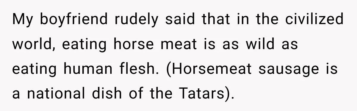 He Compared My Mom’s National Dish to Human Flesh – Now He Wants an Apology?