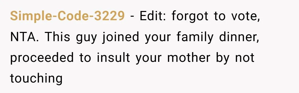 He Compared My Mom’s National Dish to Human Flesh – Now He Wants an Apology?