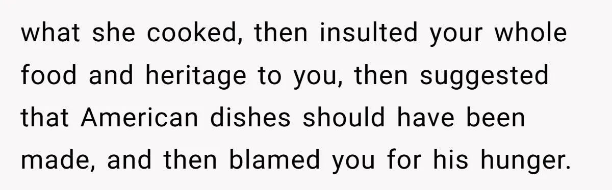 He Compared My Mom’s National Dish to Human Flesh – Now He Wants an Apology?