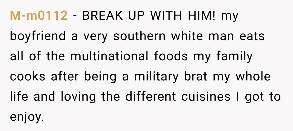 He Compared My Mom’s National Dish to Human Flesh – Now He Wants an Apology?