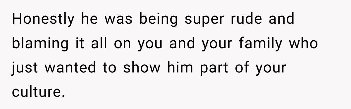 He Compared My Mom’s National Dish to Human Flesh – Now He Wants an Apology?