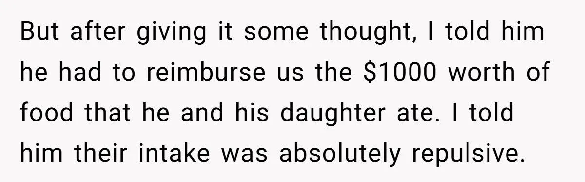Woman Sends Boyfriend a $1,000 Bill After He and His Daughter Ate Nearly All Her Family’s Food