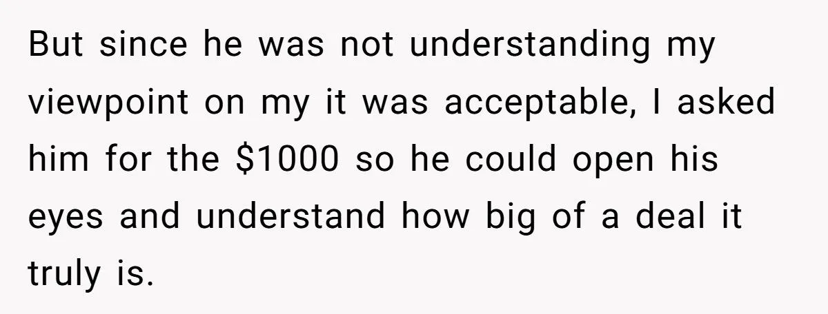 Woman Sends Boyfriend a $1,000 Bill After He and His Daughter Ate Nearly All Her Family’s Food