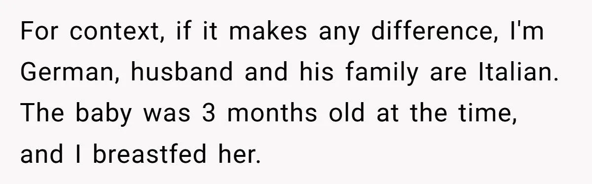 A New Mom’s Topless Table Stunt Shut Down Her MIL’s Dinner Demands