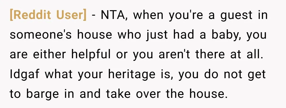 A New Mom’s Topless Table Stunt Shut Down Her MIL’s Dinner Demands