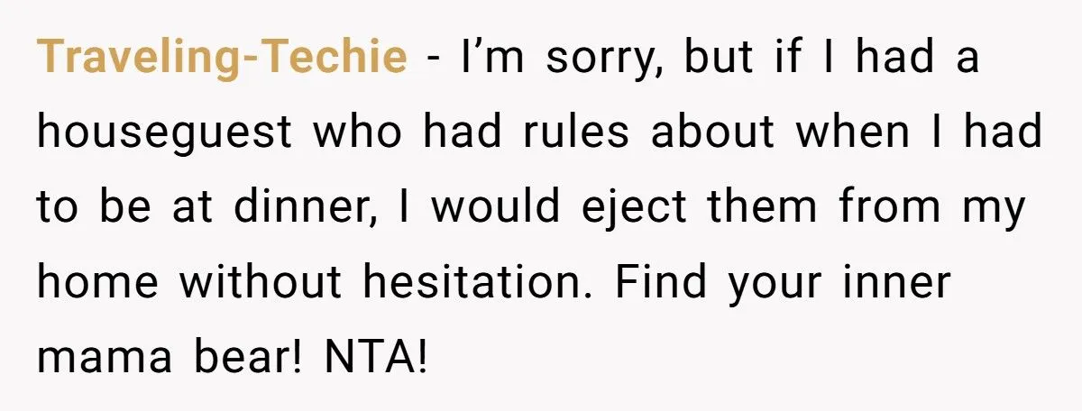 A New Mom’s Topless Table Stunt Shut Down Her MIL’s Dinner Demands