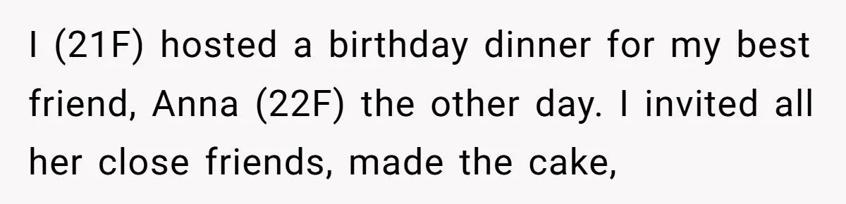 Woman Accused of Being Fatphobic at Her Best Friend’s Birthday After Simply Saying She Wasn’t Hungry