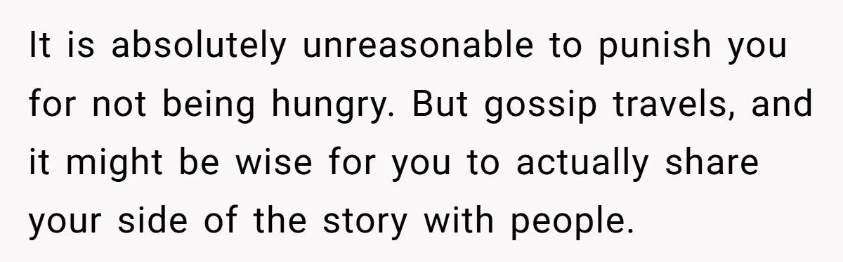 Woman Accused of Being Fatphobic at Her Best Friend’s Birthday After Simply Saying She Wasn’t Hungry