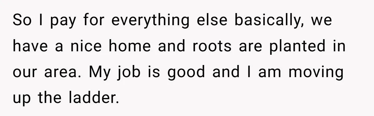 Husband Tells Wife to Forget Her Career Dreams Because His Job Pays the Bills