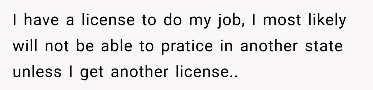 Husband Tells Wife to Forget Her Career Dreams Because His Job Pays the Bills