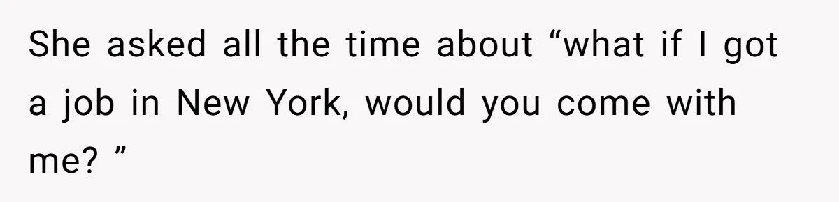 Husband Tells Wife to Forget Her Career Dreams Because His Job Pays the Bills