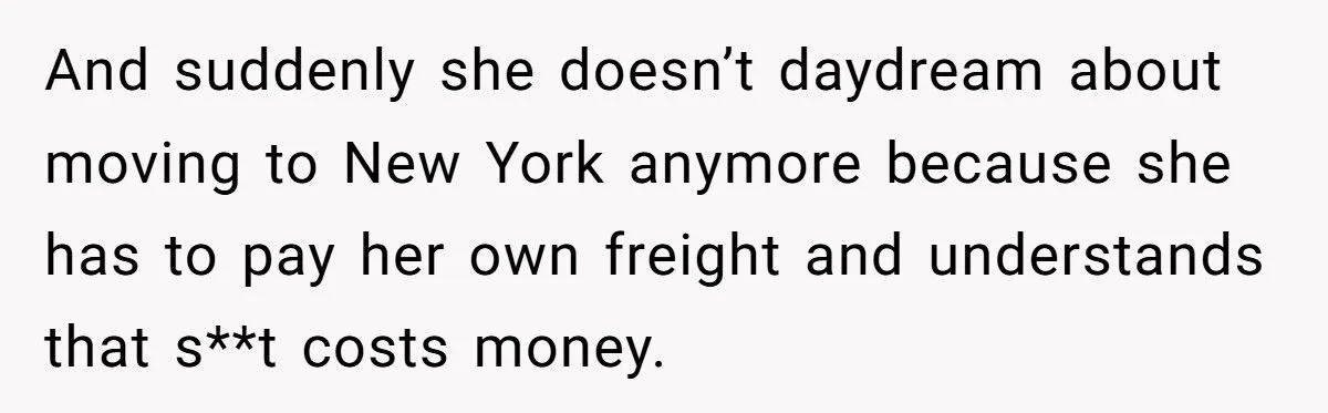 Husband Tells Wife to Forget Her Career Dreams Because His Job Pays the Bills