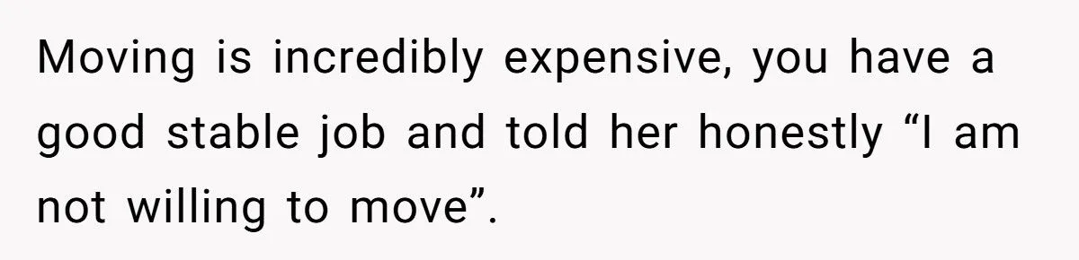 Husband Tells Wife to Forget Her Career Dreams Because His Job Pays the Bills