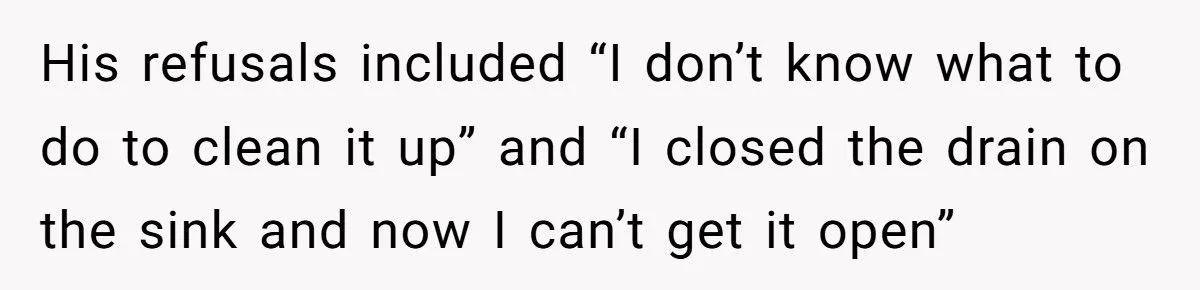 She Made Her Husband Sleep in the Guest Room After He Refused to Clean Up His Own Vomit