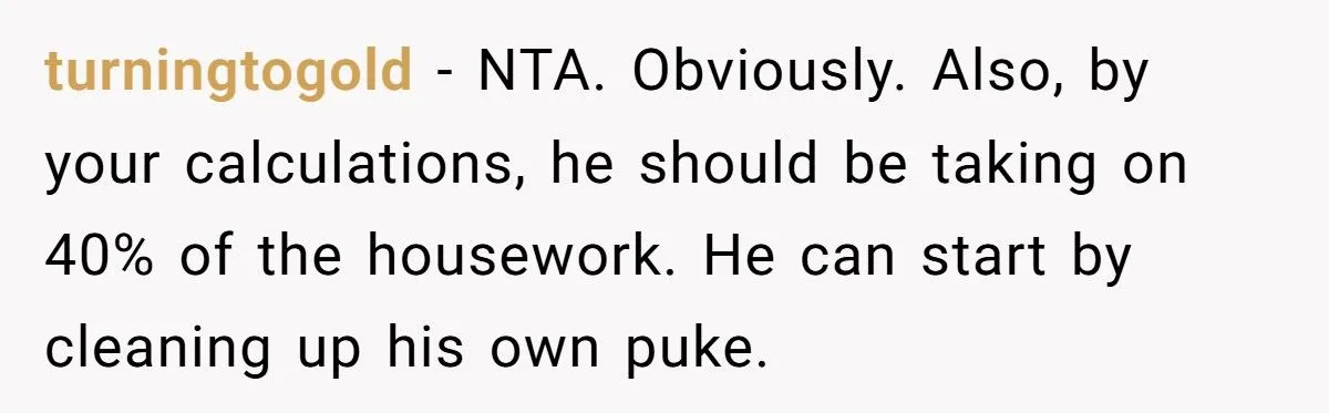 She Made Her Husband Sleep in the Guest Room After He Refused to Clean Up His Own Vomit