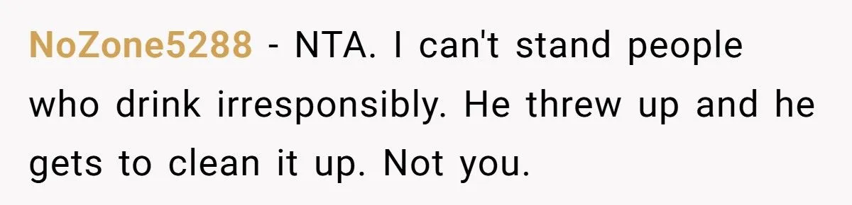 She Made Her Husband Sleep in the Guest Room After He Refused to Clean Up His Own Vomit