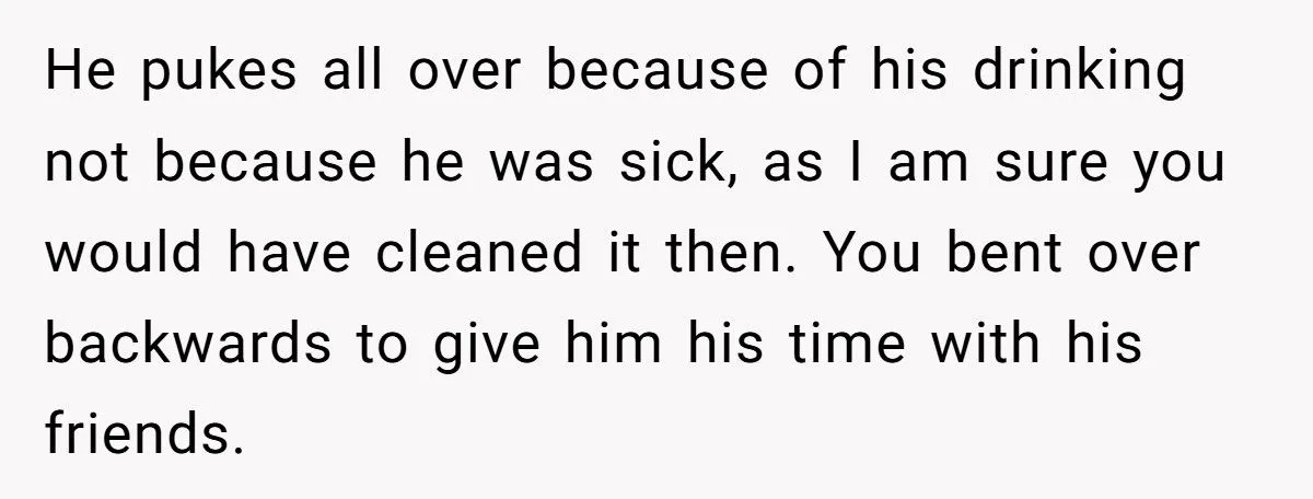 She Made Her Husband Sleep in the Guest Room After He Refused to Clean Up His Own Vomit