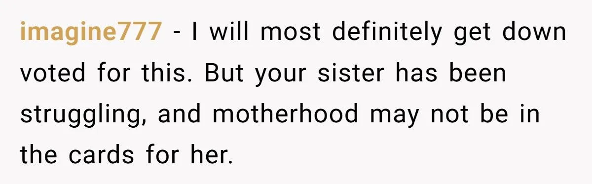She Chose to Keep Her Daughter’s Name Despite Her Sister Hoping to Use It One Day
