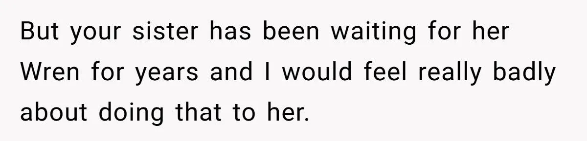 She Chose to Keep Her Daughter’s Name Despite Her Sister Hoping to Use It One Day