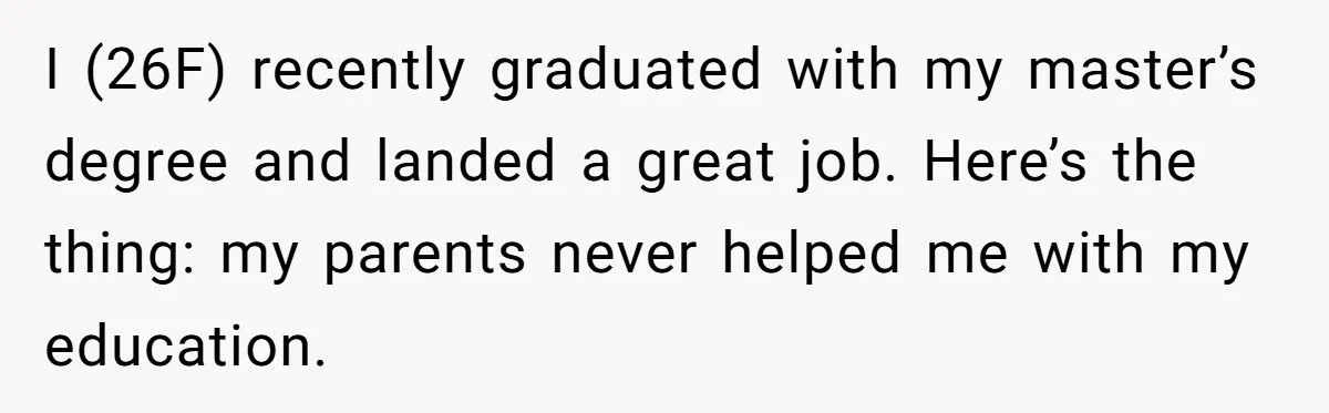 26-Year-Old Daughter Refuses to Fund Her Parents’ Lavish Retirement After Working Through College - Family Explodes