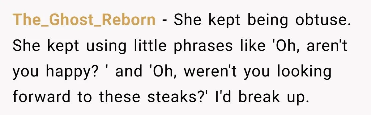 Girlfriend Burned His $200 Wagyu Steaks Out of Spite - So He Canceled Her Birthday Dinner