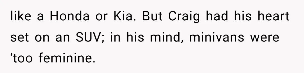 She Wanted a Safe Family Car – He Demanded an SUV to Protect His Ego, and It’s Blowing Up Their Finances