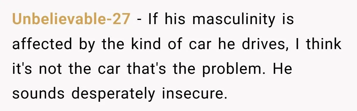 She Wanted a Safe Family Car – He Demanded an SUV to Protect His Ego, and It’s Blowing Up Their Finances