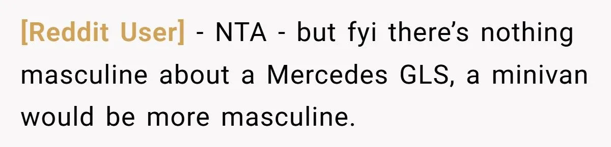 She Wanted a Safe Family Car – He Demanded an SUV to Protect His Ego, and It’s Blowing Up Their Finances
